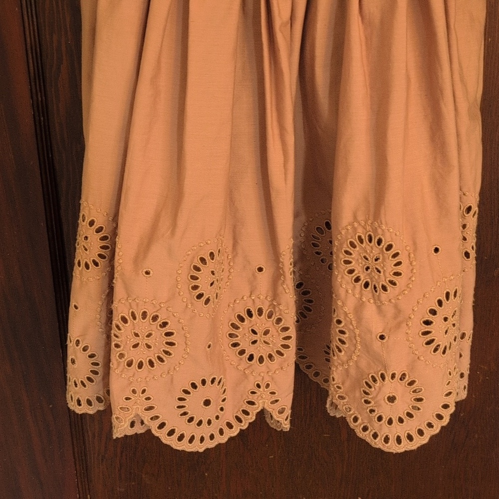 Abercrombie & Fitch Emerson Chiffon Puffed Sleeve Brown Mini Dress Size Small - Picture 6 of 9